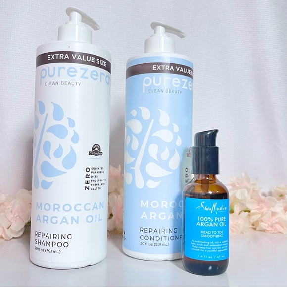 PureZero & Sheamoisture Set shampoo & conditioner lot - Picture 1 of 2